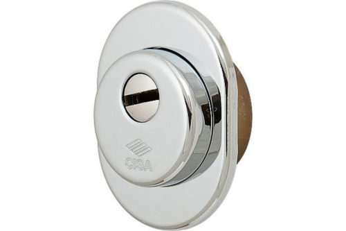 Наружняя защитная накладка на цилиндр из карбонитрированной стали, латунь 06490.01.0.18