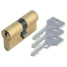 Цилиндр серии С2000 ключ-ключ 80мм (40х40) латунь 0G300.18.0