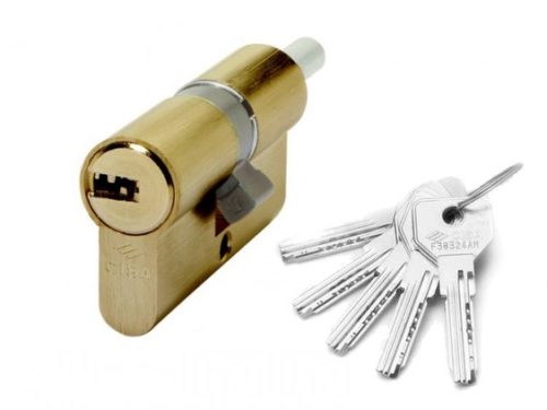 Цилиндр серии ASIX ключ-вертушка 90мм (40х50) латунь 0E302.21.0.0000.C5