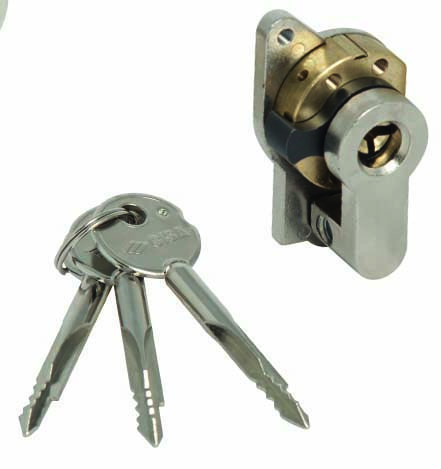 Цилиндр с крестовым ключом, адаптер 19 мм, длинные ключи 02400.11.0